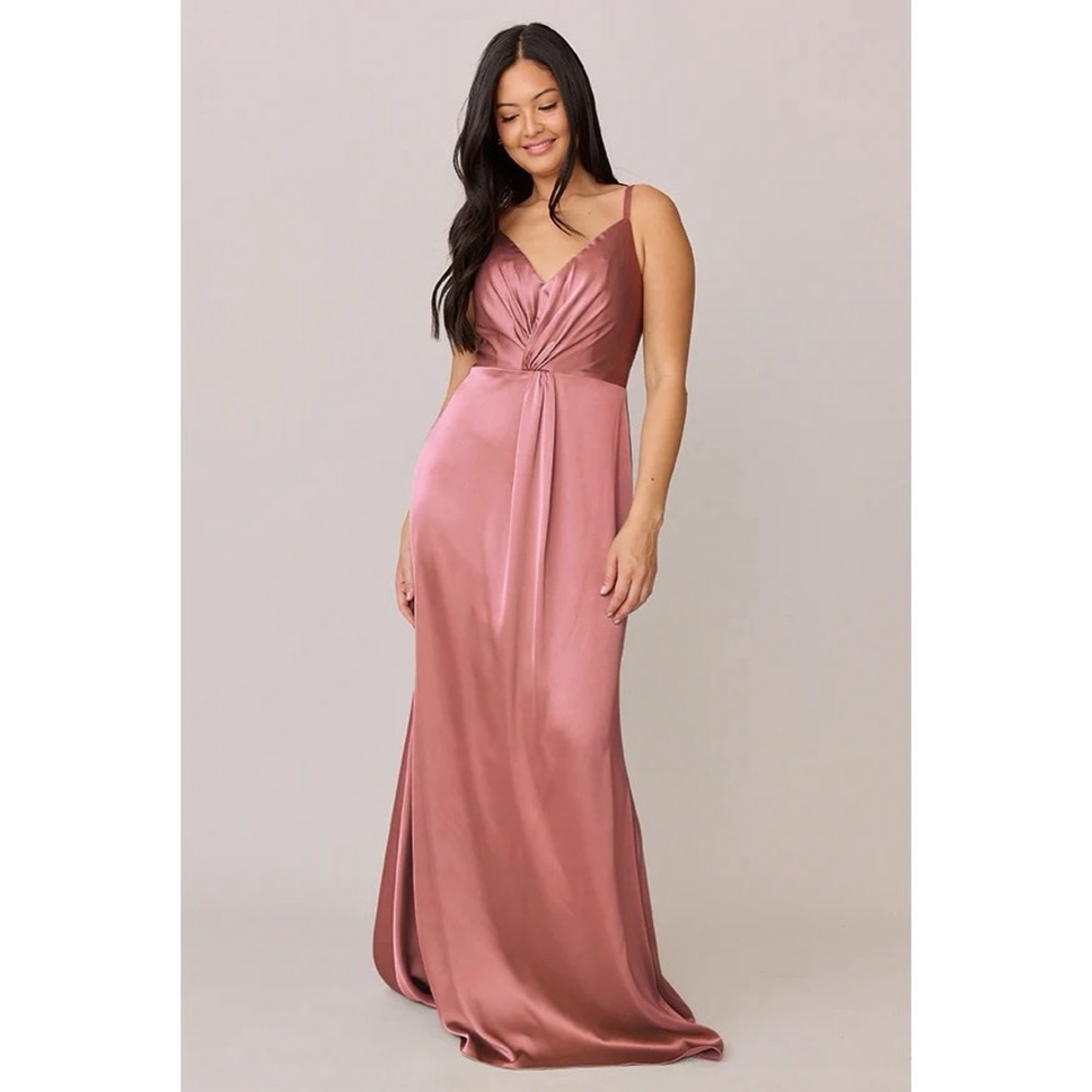 REVELRY GIADA SATIN DRESS